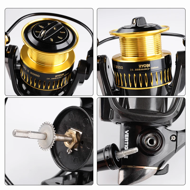 RYOBI VERTIGO II Спиннинг рыболовные катушки 2000/3000/4000 6 + 1BB Передаточное отношение 5 1: 1/5.0:1