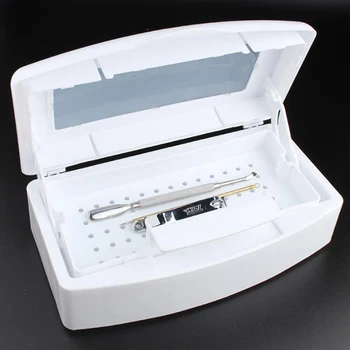 

Sterilizer For Nail Art Professional Nail Sterilizer Box for Nail Art Tools Plastic Beauty Implement Sterilizing Tray