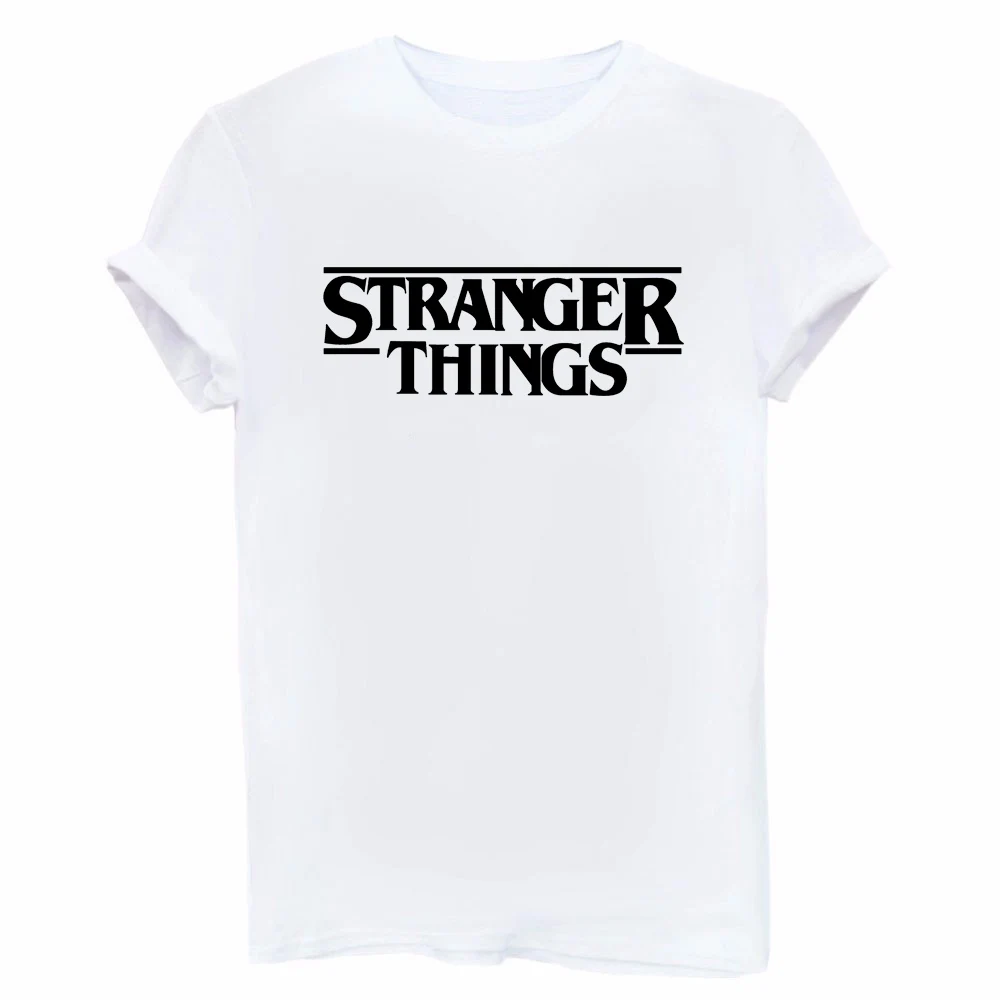 

New Stranger Things Design Women's TShirt Looking Upside Down TShirt Marvel Print Harajuku T-Shirt Short Sleeve Top Girls TShirt