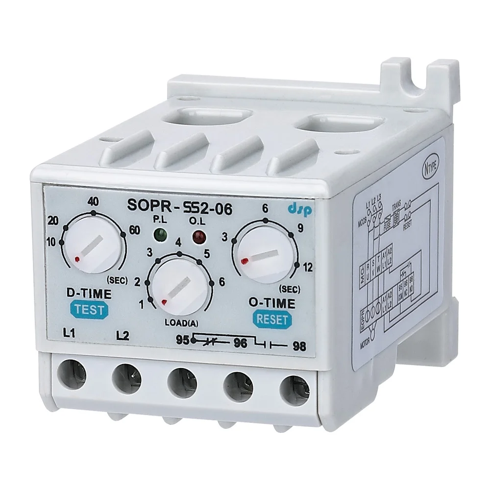 Samwha-Dsp SOPR-SS2-220 электронное реле перегрузки защита двигателя тепловое (Un:90 ~ 260VAC) |