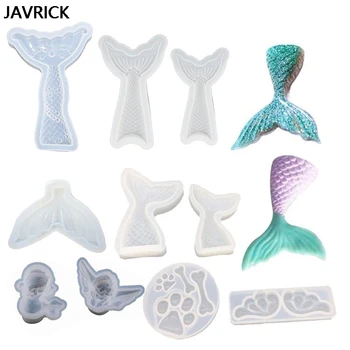 

Beauty Angel Fish Tail Liquid UV Resin Silicone Mold Epoxy Resin for Jewelry Making DIY Resin Moldes Craft Tools Gifts