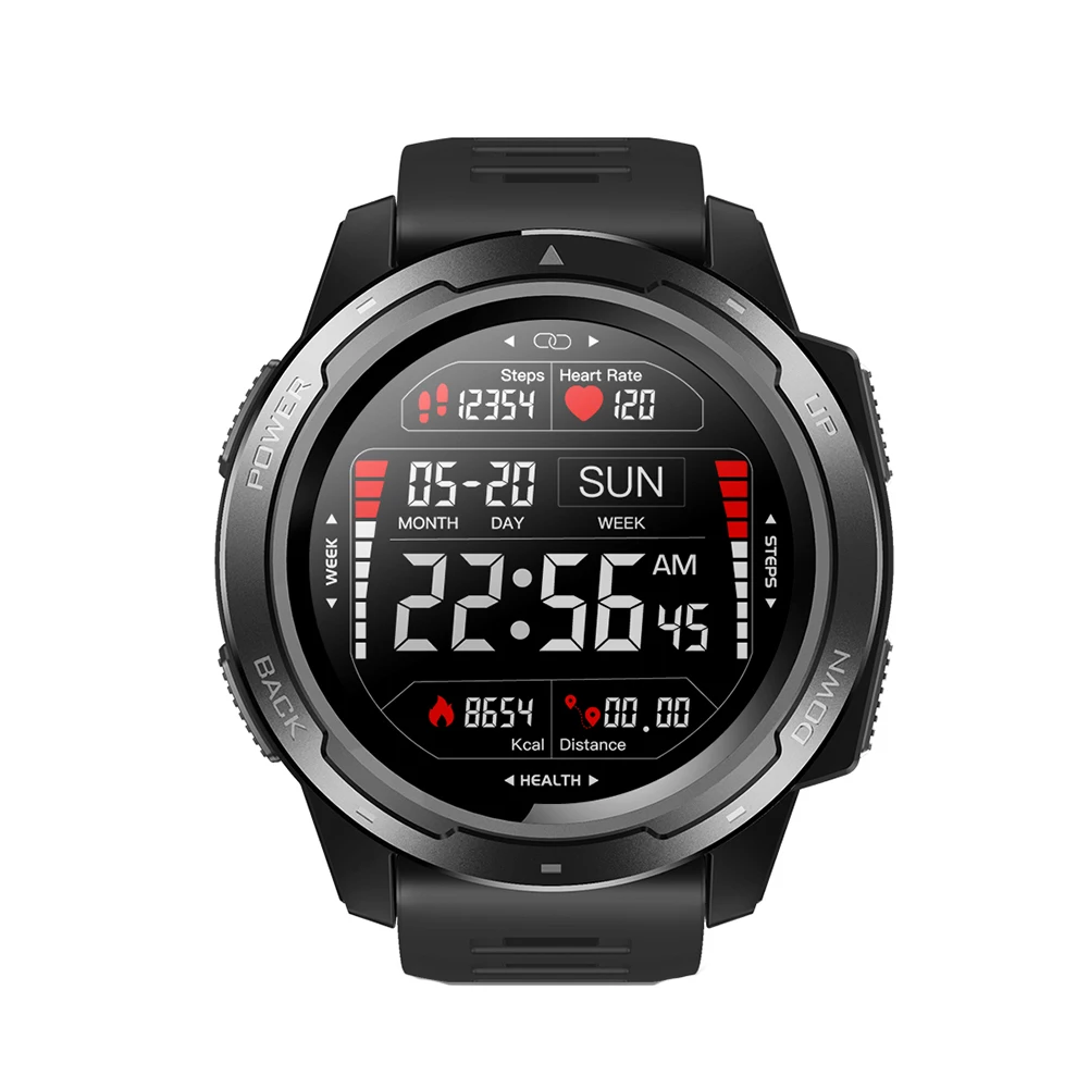 

Outdoor Wristband Alarm Heart Rate Sensor Fitness Sleep Monitoring Digital Colorful Screen Gift Waterproof Bluetooth Smartwatch