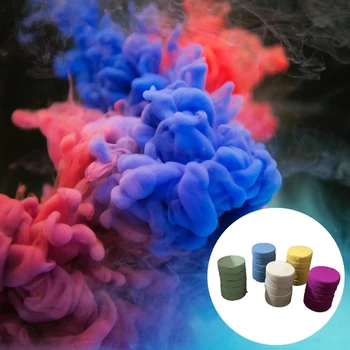 

10pcs/Lot Colorful Smoke Tablets Halloween Photography Aid Decoration Tools Props Party DIY Decoration Smoke Bomb