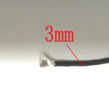 1 Катушка 3M черный Высокое качество 16 AWG силиконовый провод Калибр гибкий силиконовый провод