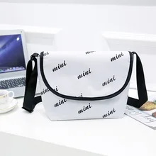 Модная Мини Большая объемная сумка-мессенджер Женская Повседневная Универсальная женская сумка через плечо с надписью