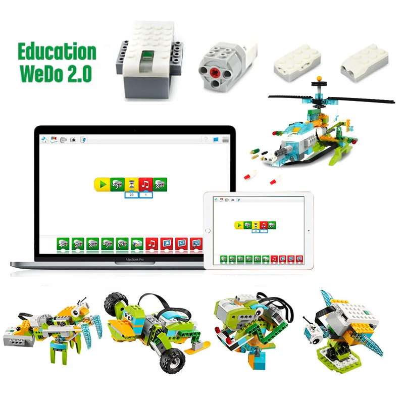 2019 новая техника WeDo 3 0 робототехники Строительный набор строительные блоки