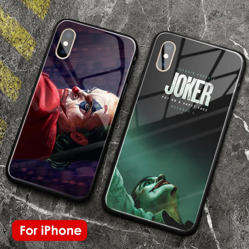 Пленка Joker Joaquin Phoenix мягкий силиконовый стеклянный чехол для телефона apple iPhone 6 6s 7 8 Plus X XR XS 11 PRO MAX