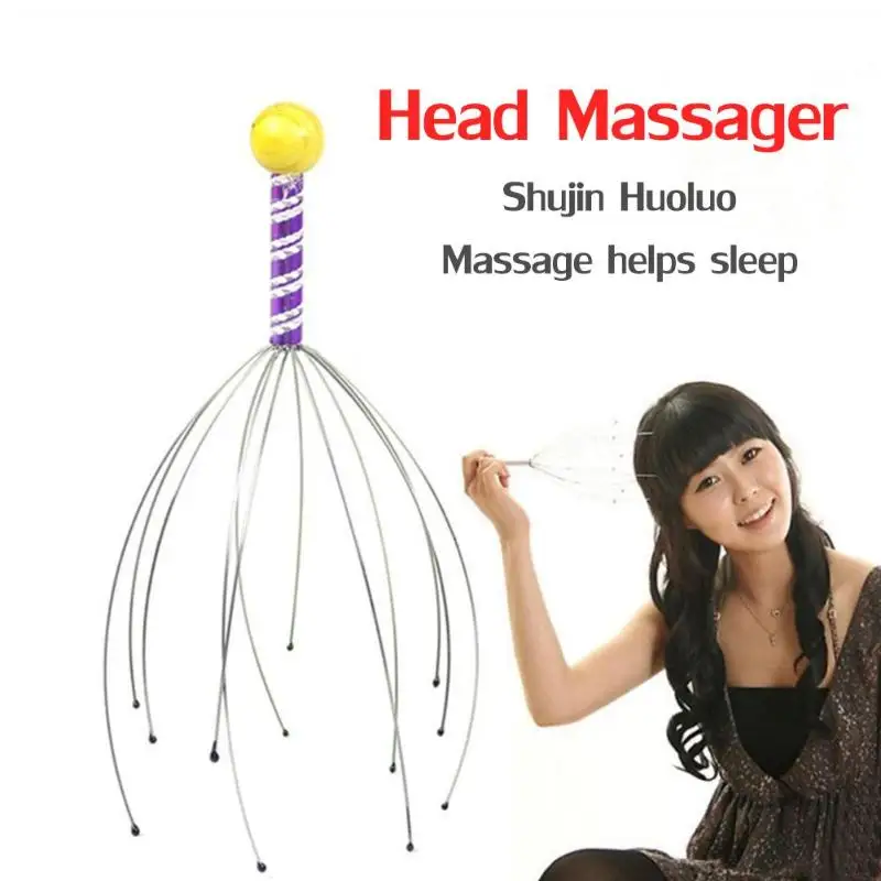 Массажер-коготь, массажер для тела, осьминог для головы и шеи, оборудование для снятия стресса, расслабляющий массаж, облегчение боли, уход за головой