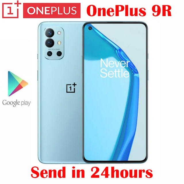 Official New Original OnePlus 9R 9 R 5G Cell Phone Snapdragon 870 6.55inch 120Hz 4500Mah 65W Super Charge NFC 48MP Rear Camera 1