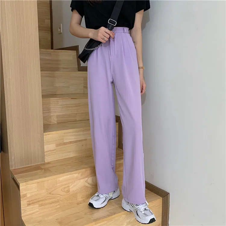 2020 Women Violet Purple Pants 