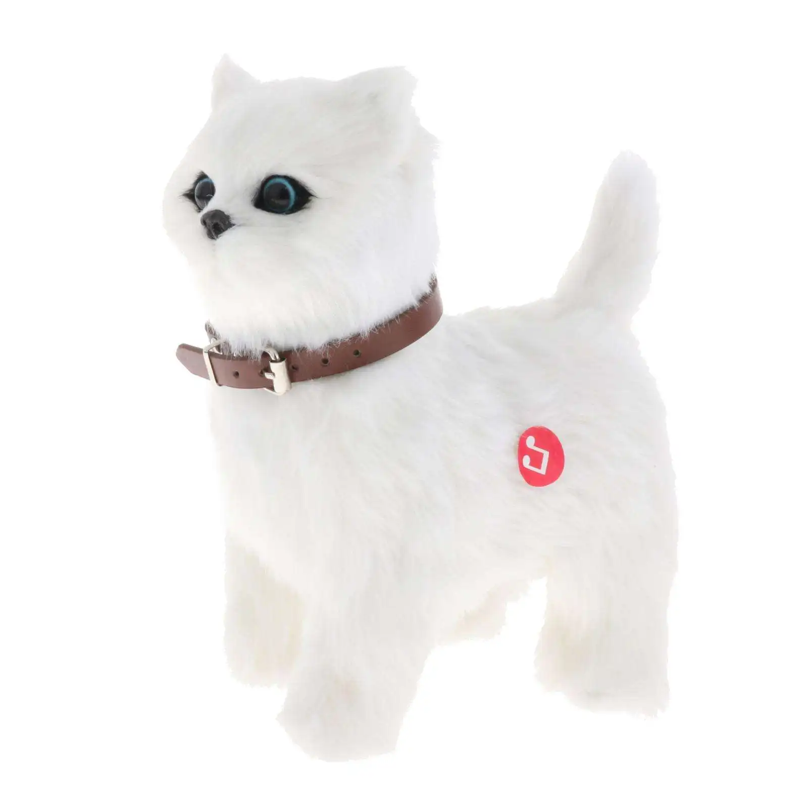 Plush Electronic Pet Cat Educational Figures Early Learning Walking Toy for Xmas Present Children Toys Baby Boys Girls Age 3+ 3