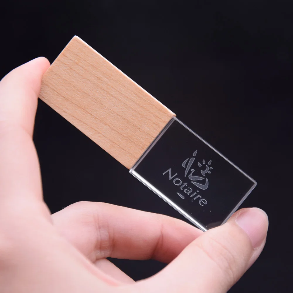 Более 10 шт. Бесплатная Персонализация 3D логотип кристалл USB флэш накопитель 32 ГБ 16