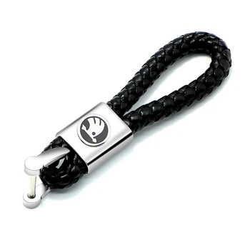 

1pc fashion Car Badge Keychain Key Chain Keyring Weaving For Skodas Octavia A5 A7 Fabia superb car-styling Accessories
