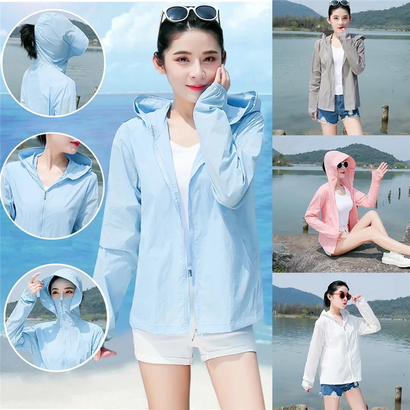 Outdoor Sun Protection Clothing Women'S  Jacket UV Protection Summer Hiking Shirts Outdoor Sun Protection Clothing  #0G21 (16)