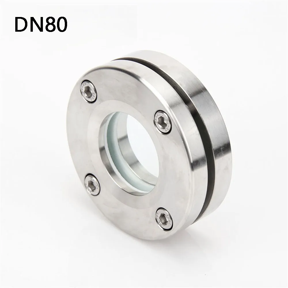 DN80 SUS304 нержавеющая сталь санитарно Fange прицел стекло диоптрий