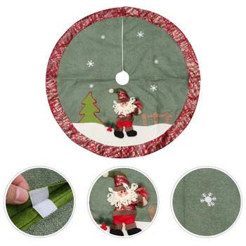 

1pc Decorative Practical Durable Xmas Tree Skirts Tree Mats for Home Gift Party