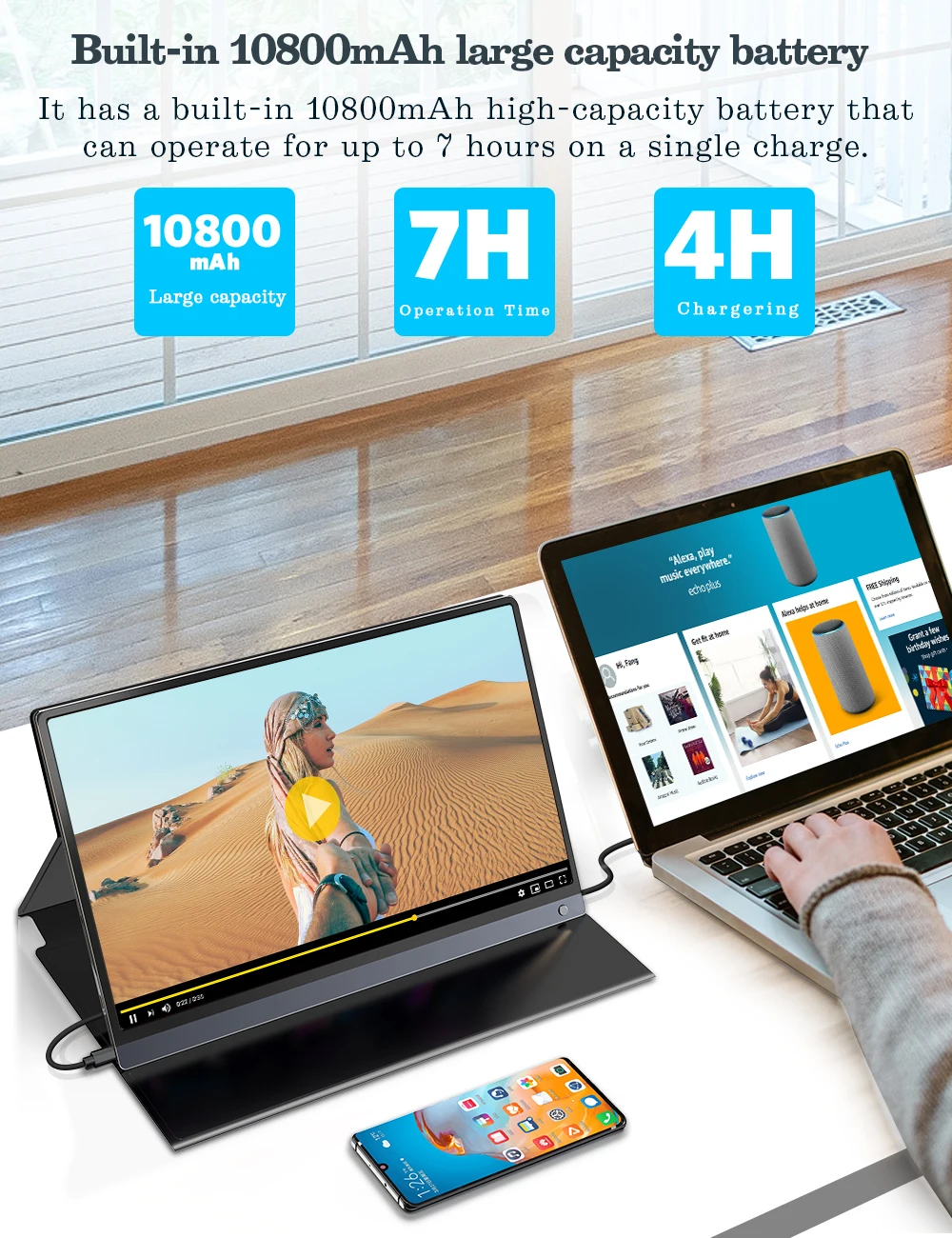 USB C HDMI ġ ũ ÷, Ｚ DEX EMUI Ʈ ġ PS4 PS5  ͸ , پ 15.6 ġ ġ ޴ 