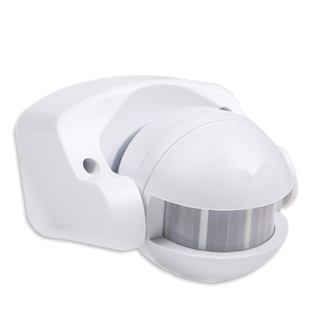 220V-240V 110V 180 Degree Outdoor IP44 Security PIR Infrared Motion Sensor Detector Movement Switch Max 12m 50Hz 3-2000LUX