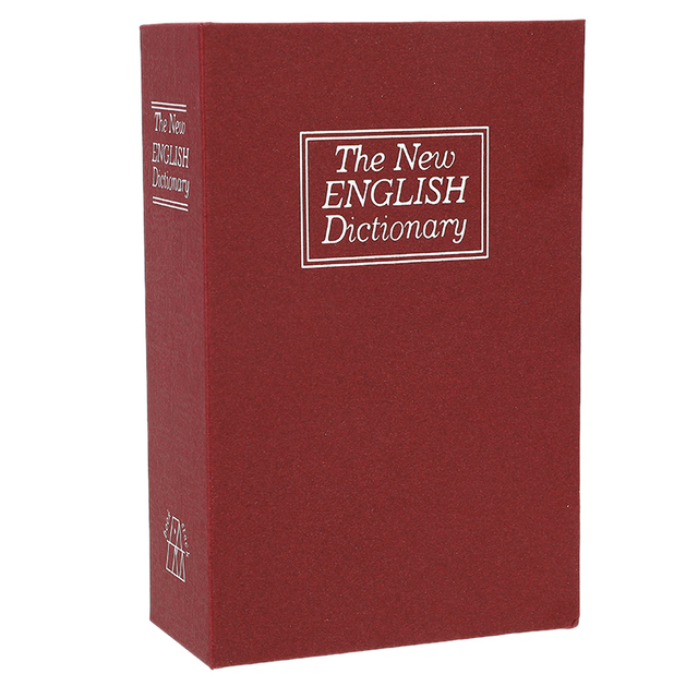 Dictionary Book Safe Box Money Hide Secret Security Safe Lock Cash Money Coin Storage Piggy Bank Jewelry Key Locker Gift