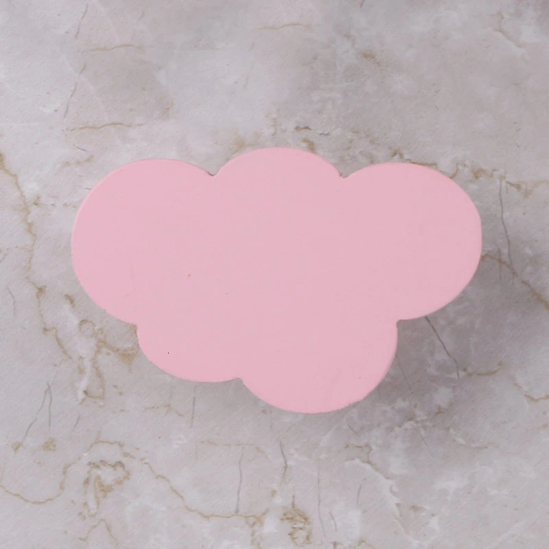 Pink Cloud 1 комплект Натуральная деревянная вешалка для одежды настенная Бытовая вешалка Звезда одежда с рисунками облачков крюк ключ светильник в виде Шляпы шарф Сумочка крючок для склада - Цвет: Pink Cloud