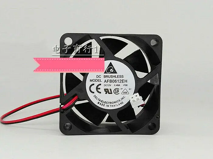 Вентилятор охлаждения для Delta 6025 AFB0612EH 12 В 0 48a 2pin Ant S9 T9