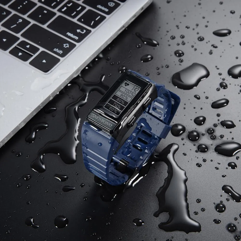 Uhoofit S909 IP68 Водонепроницаемые браслеты монитор сердечного ритма фитнес gps-трекер смарт-браслет Открытый экран дисплея