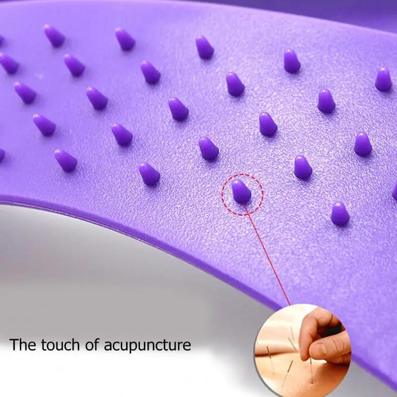 Equipamento de Estiramento Alívio da Dor Voltar Massageador Maca Mágica Fitness Apoio Lombar Relaxamento Coluna Silicone Envoltório Sleeeve 6 dor silicone envoltório sleeeve