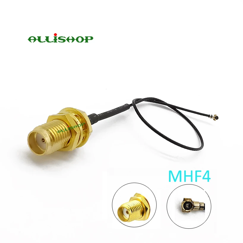 Перегородка SMA с гнездовым разъемом на IPX IPEX U.FL MHF4 RF перемычка отрезом для PCI Wi Fi