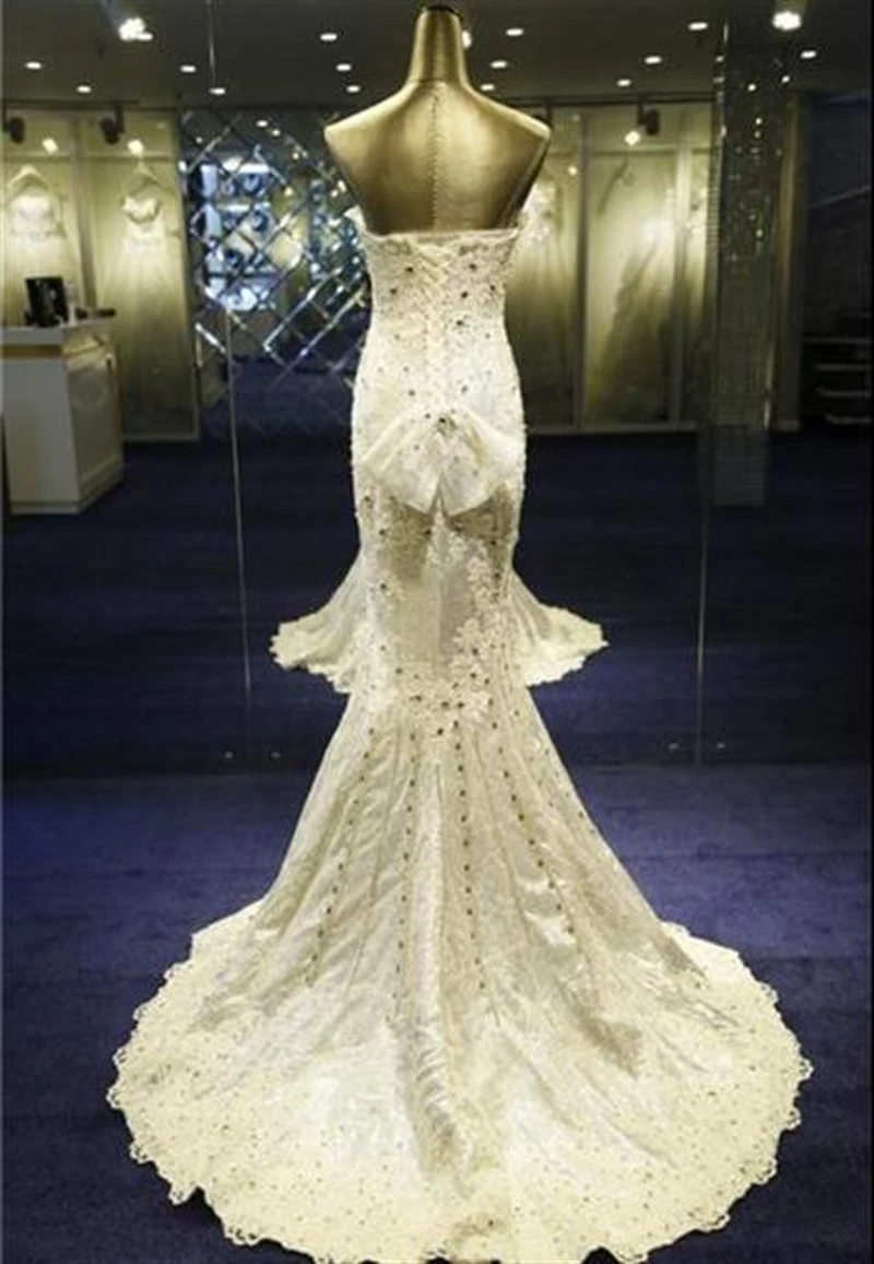 Роскошный милый Кристалл Русалка свадебное платье Свадебные платья vestido de noiva curto robe de mariage по индивидуальному заказу