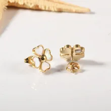 Wollet ювелирные изделия из нержавеющей стали Маленькая серьга магнитная серьга для женщин розовое золото цветной магнит CZ камень