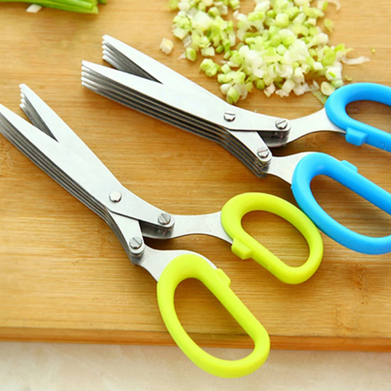 Многослойные кухонные ножницы из нержавеющей стали 5 слоев| |