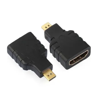 

Micro HDMI Connector Male to HDMI 1080P Connector Female Port Switch Adapter #T3