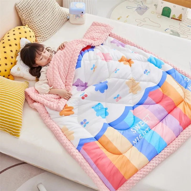 110x150cm Thick Baby Kids Blanket For Bed Winter Warm Blanket 4 Season Kids 3d Raised Bedding Blanket Quilt 8 Patterns 5
