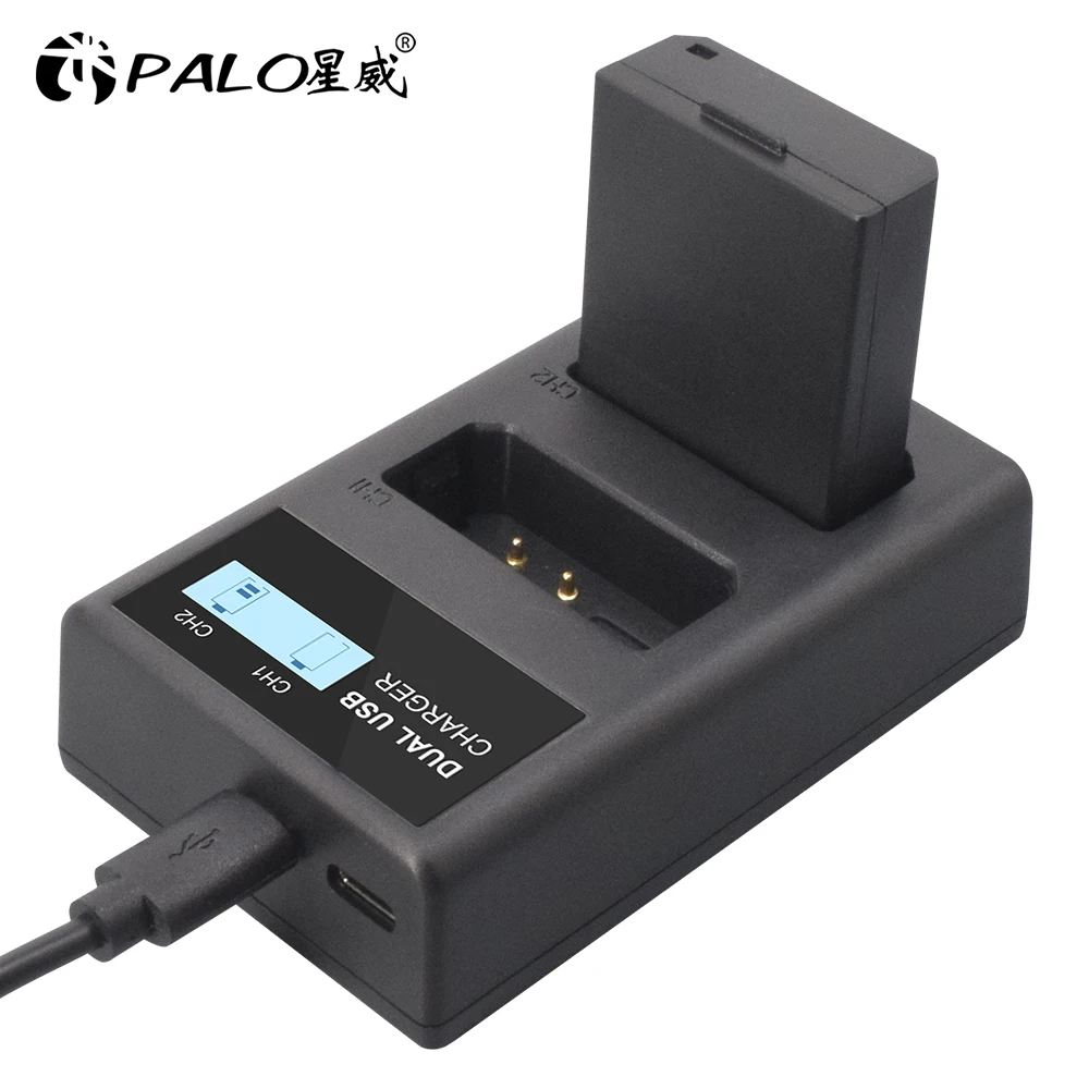 Аккумулятор для фотоаппарата LP E10 LPE10 + зарядное устройство с двумя USB и ЖК