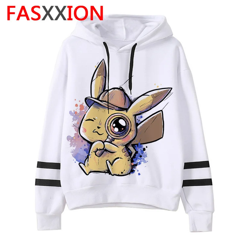 Pokemon go Толстовка kawaii мультфильм для мужчин/женщин толстовки с Пикачу негабаритных уличная забавный мужской Tumblr гранж Винтаж