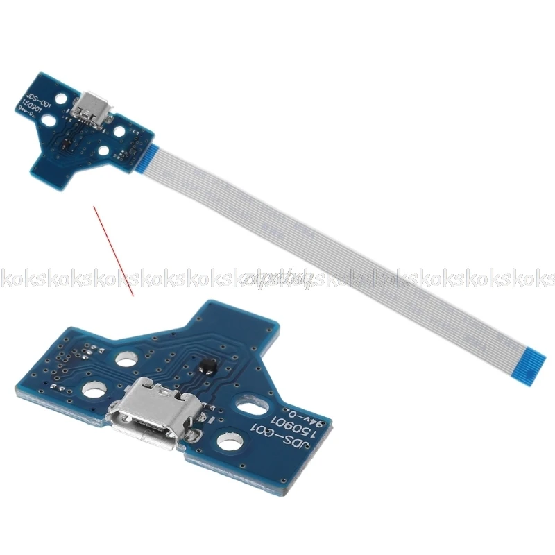 

14 Pin Handle Line USB Charging Port Board Flex Cable For PS4 Controller JDS-001 Au09 19 Dropship