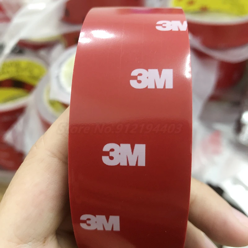 Двухсторонняя клейкая лента 3M Vhb из акриловой пены водонепроницаемая