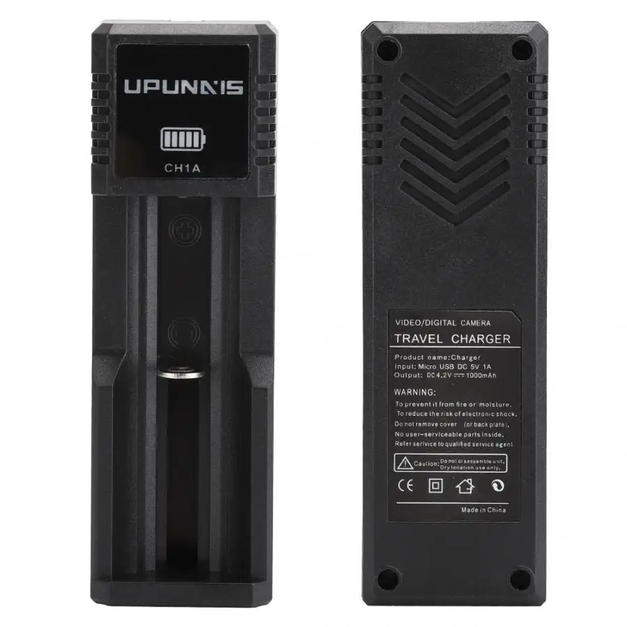 CH1A USB DC 5V 2A Зарядное устройство для 26650 18650 18500 18350 17670 16340 14500 14650 10440 Батарея для Vedio/цифровой Камера Батарея