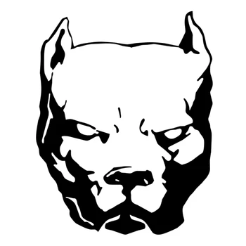 

Funny Dangerous Dog Pitbull Car Sticker Car Motorcycle Accessories PVC Decal Sticker ZWW-0228, 18.8cm*15cm