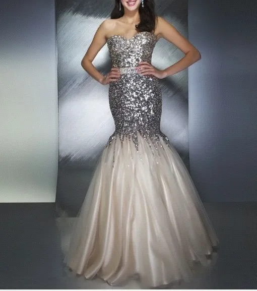 Заказные, vestido, кружево с блестками, Русалка, длинные, выпускные, вечерние платья, платья для матери невесты - Цвет: same as picture