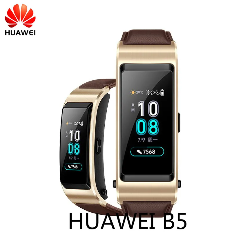 

Original Huawei B5 Band TalkBand B5 Bluetooth Smart Bracelet Wearable Sports Wristbands Touch AMOLED Screen Call Earphone Band