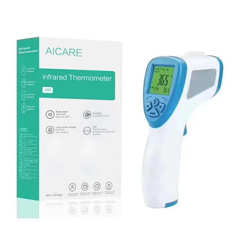 

Forehead Thermometer Gun KT002 Non-Contact Digital Infrared For Home Hospital Office 3 In 1 Digital Fever Measuring Thermometer