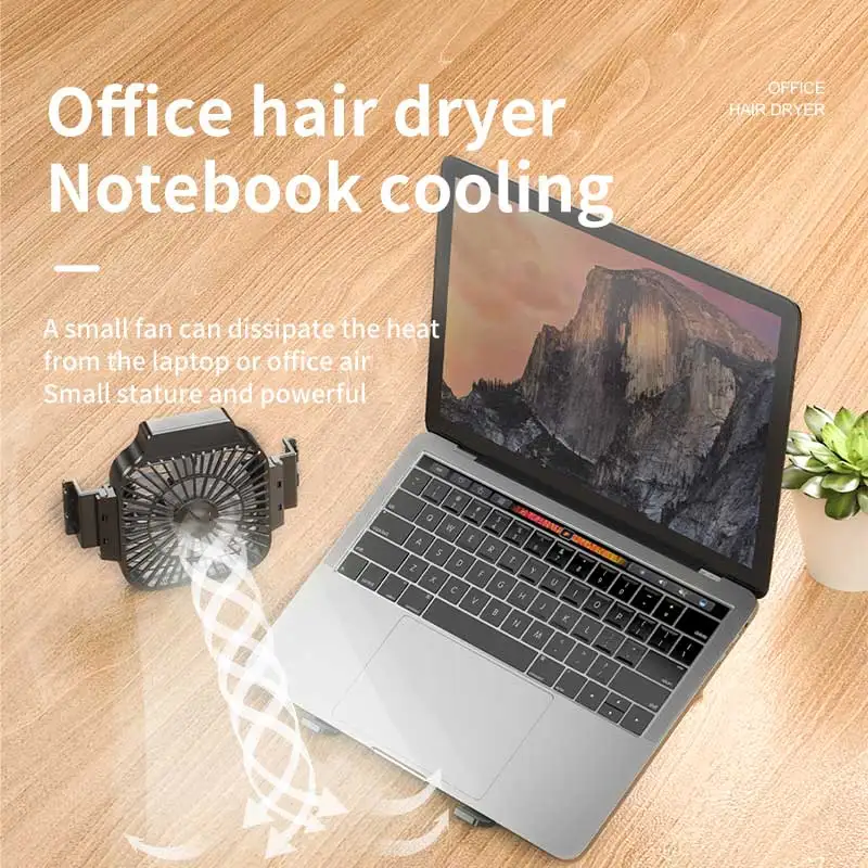 Laptop Stand for MacBook Air Pro Notebook Laptop Stand Bracket With Cooling Fan Foldable Aluminium Alloy for PC Notebook