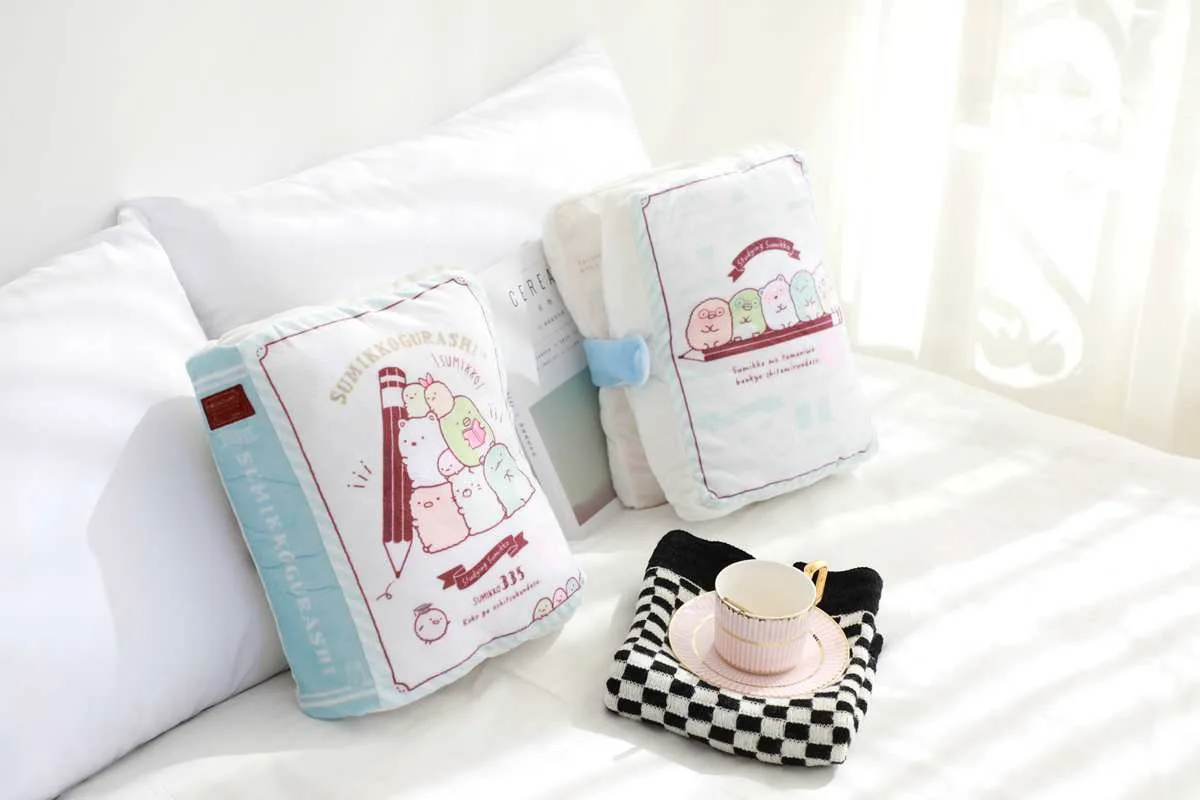 35*26*8 см Kawaii японский Sumikko Gurashi San-X уголок био плюшевая подушка с принтом книги подарок мягкие животные ручной подушки игрушки для декора дома