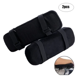 Coussinets d'accoudoirs de chaise, oreiller coudé, housses de repose bras pour chaise de bureau, coussin d'accoudoir amovible et lavable 