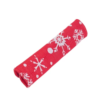 

3Pcs/set Christmas Refrigerator Door Handle Cover 3D Cloth Santa Claus Snowman Decor Xmas Kitchen Appliance Easy Sticker