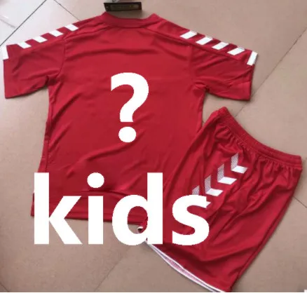 KIDS Детский комплект,,, Футбольная Футболка Glasgow Rangers Home Out 3rd 19 20, черная, Красная футболка, Футбольная форма Glasgow - Цвет: KIDS