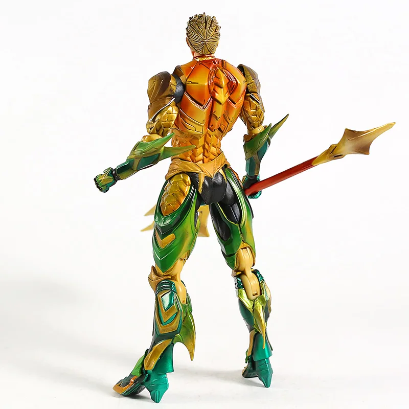 Play Arts Kai DC Comics NO.8 Aquaman Action Figure Justice League Super Hero Model Toy Figurals