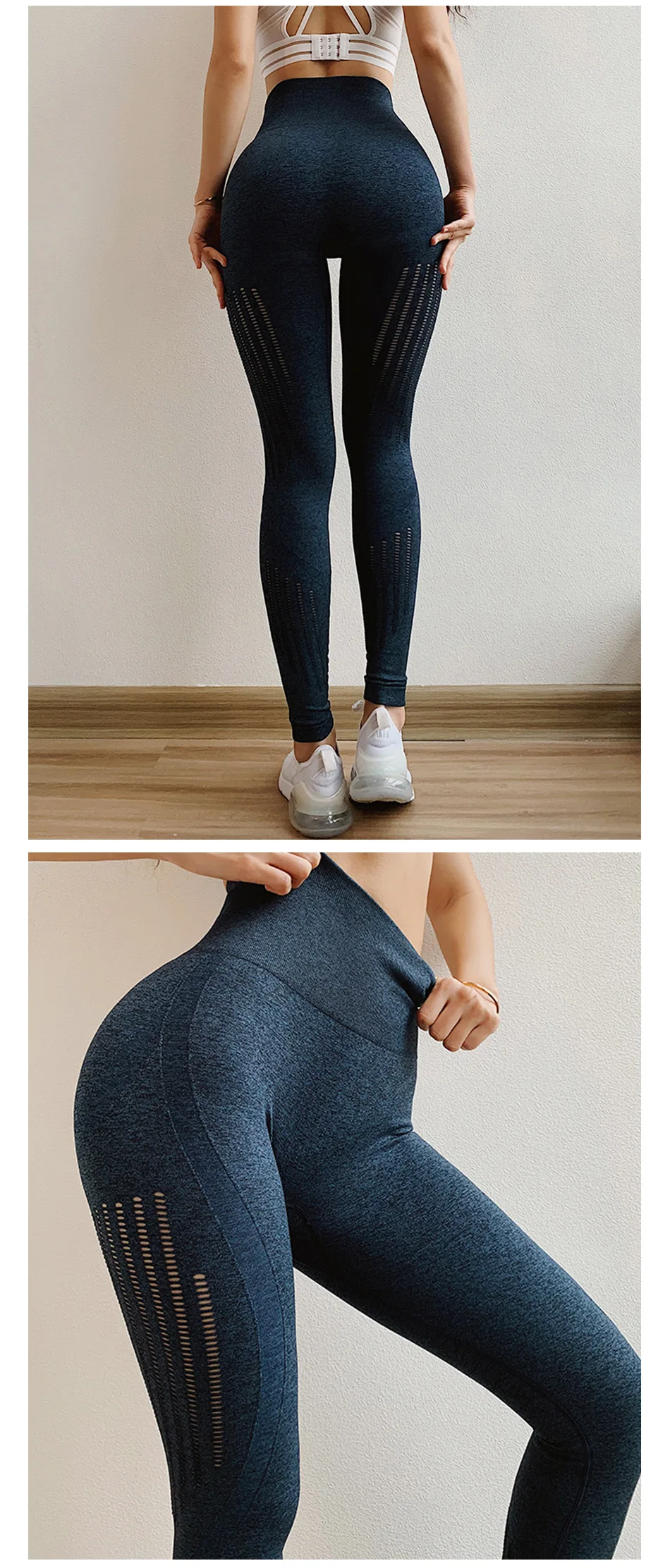 Бесшовные брюки для йоги с контролем живота, эластичные компрессионные колготки с высокой талией, спортивные штаны, женские леггинсы для бега, фитнеса