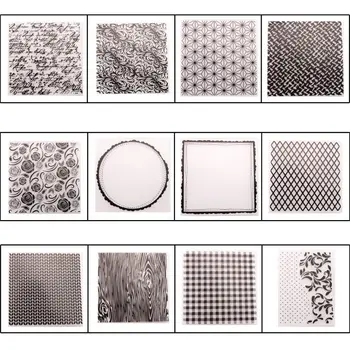 

Various Patterns Embossing Folder Stencil Template DIY Scrapbook Card Making